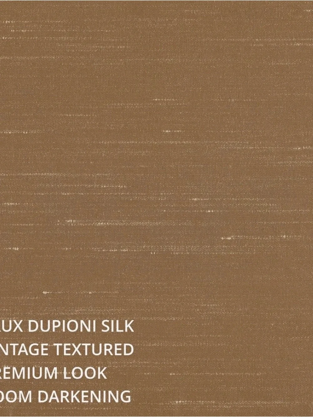 Elegant Beige Dupioni Silk Blackout Curtains  Top 73” wide 118” long